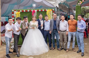 Minh Quân Land tham dự đám cưới 2 thành viên trong công ty là Tiến Phạm & Diệu Lê tại Quảng Bình